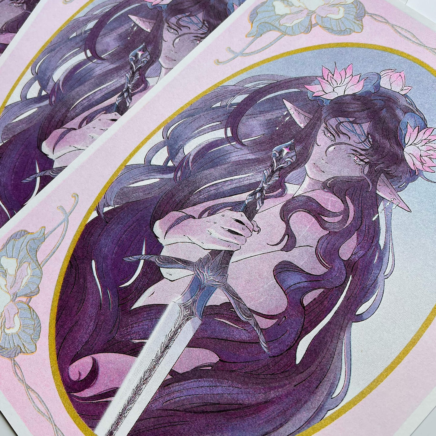 The River Nymph - Riso Print