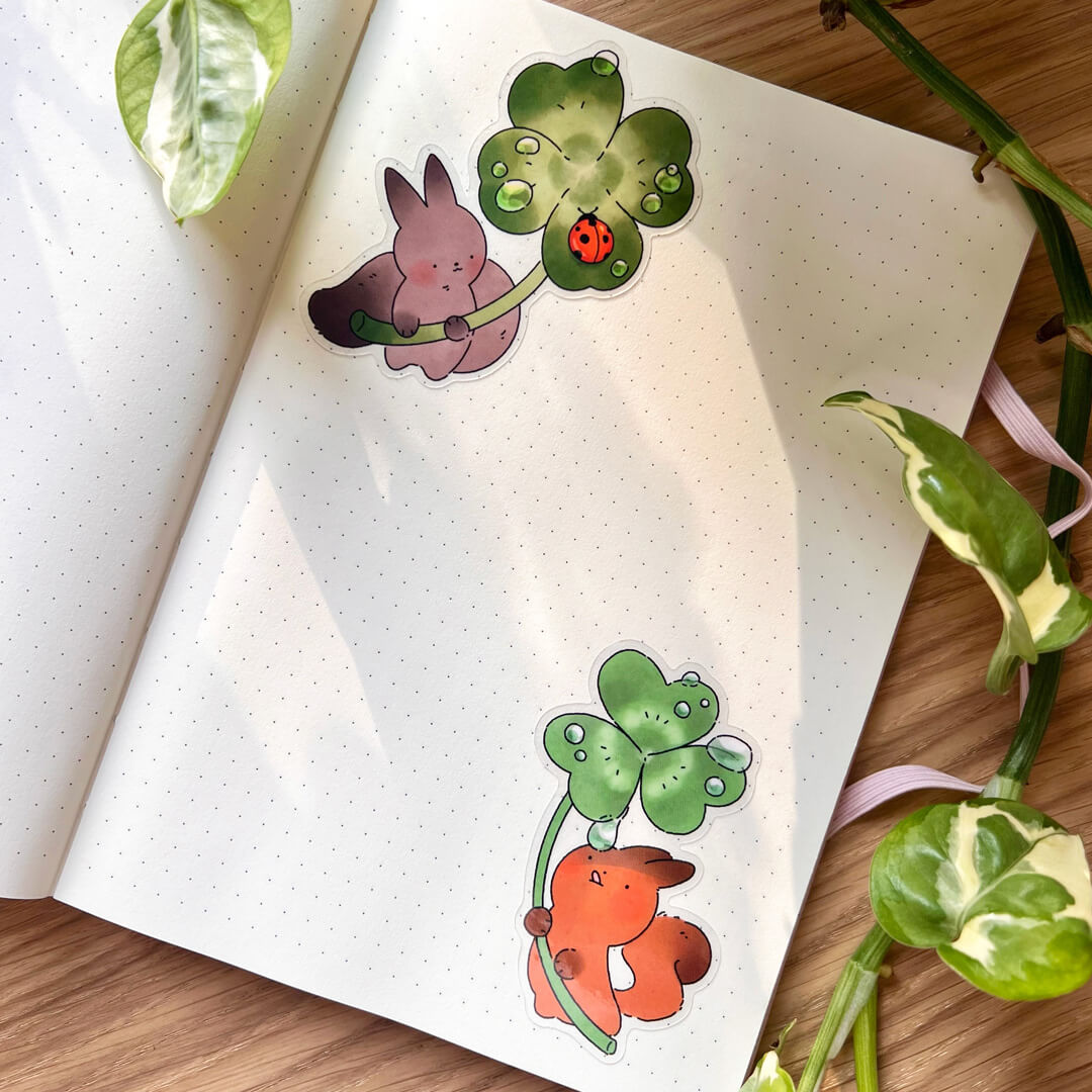 Lucky Squirrel Stickers