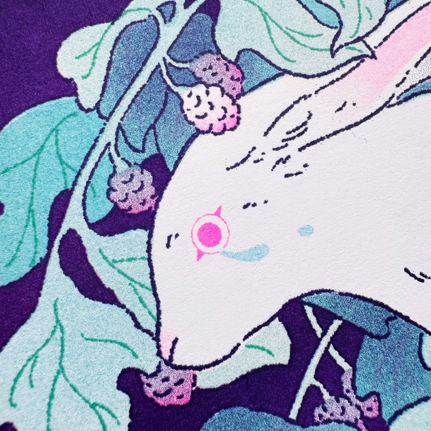 The Hare - Riso Print