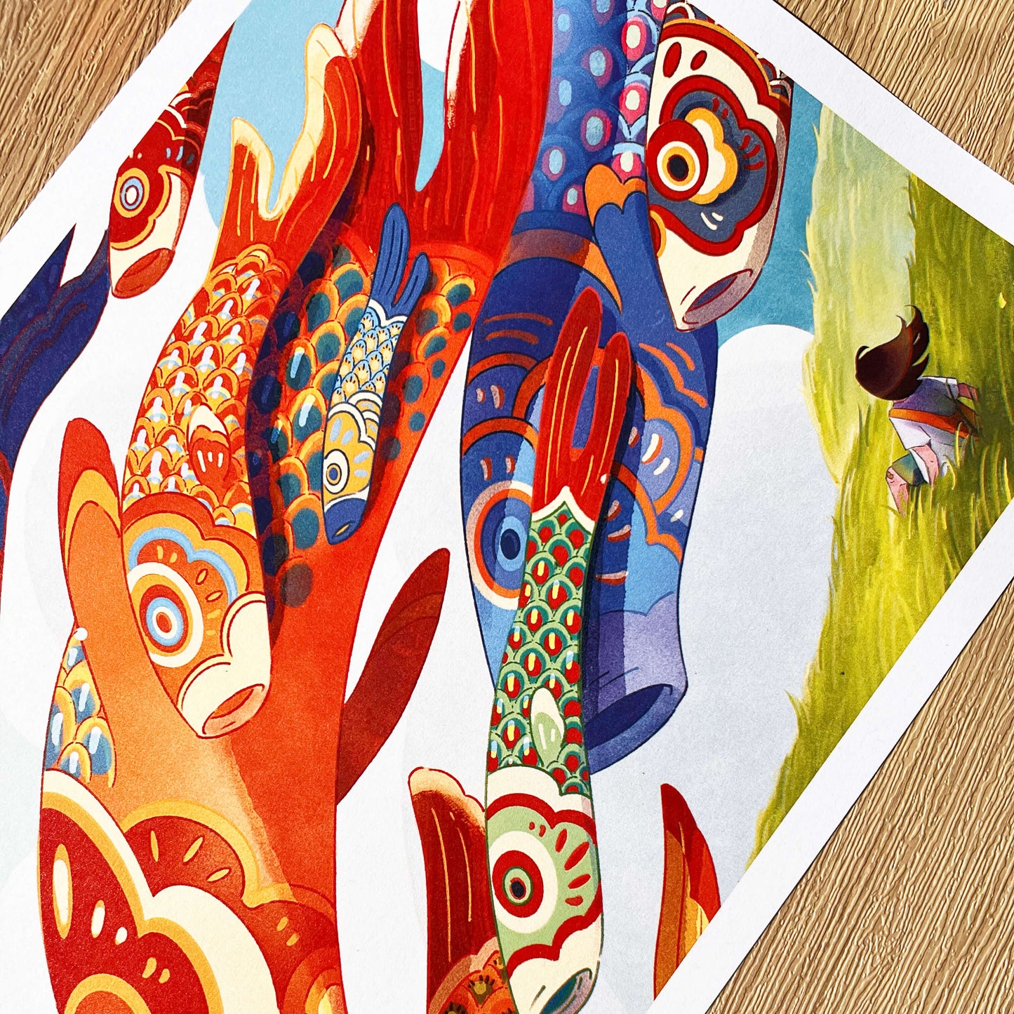 Koinobori Daydream Art Print