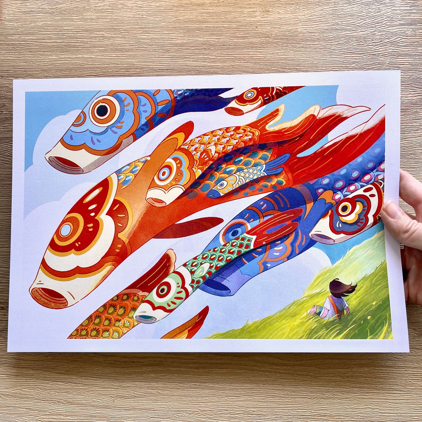 Koinobori Daydream Art Print