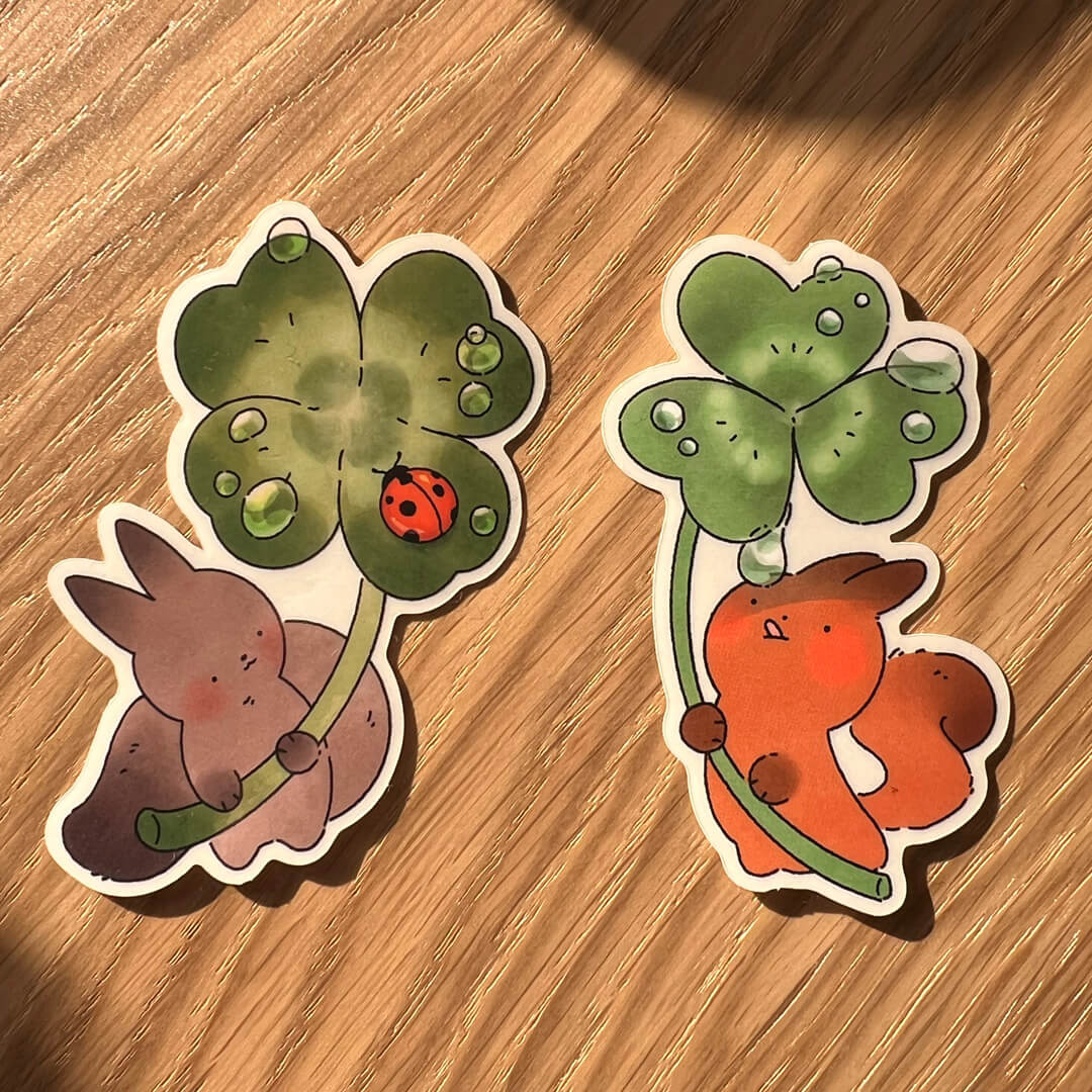 Lucky Squirrel Stickers