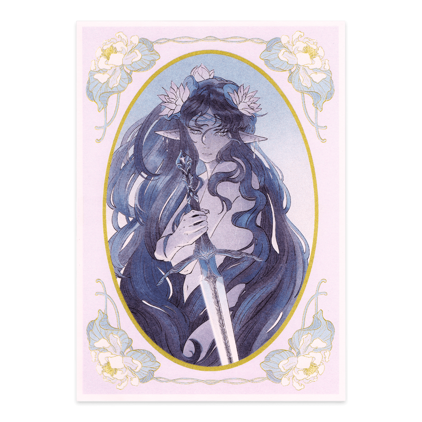 The River Nymph - Riso Print