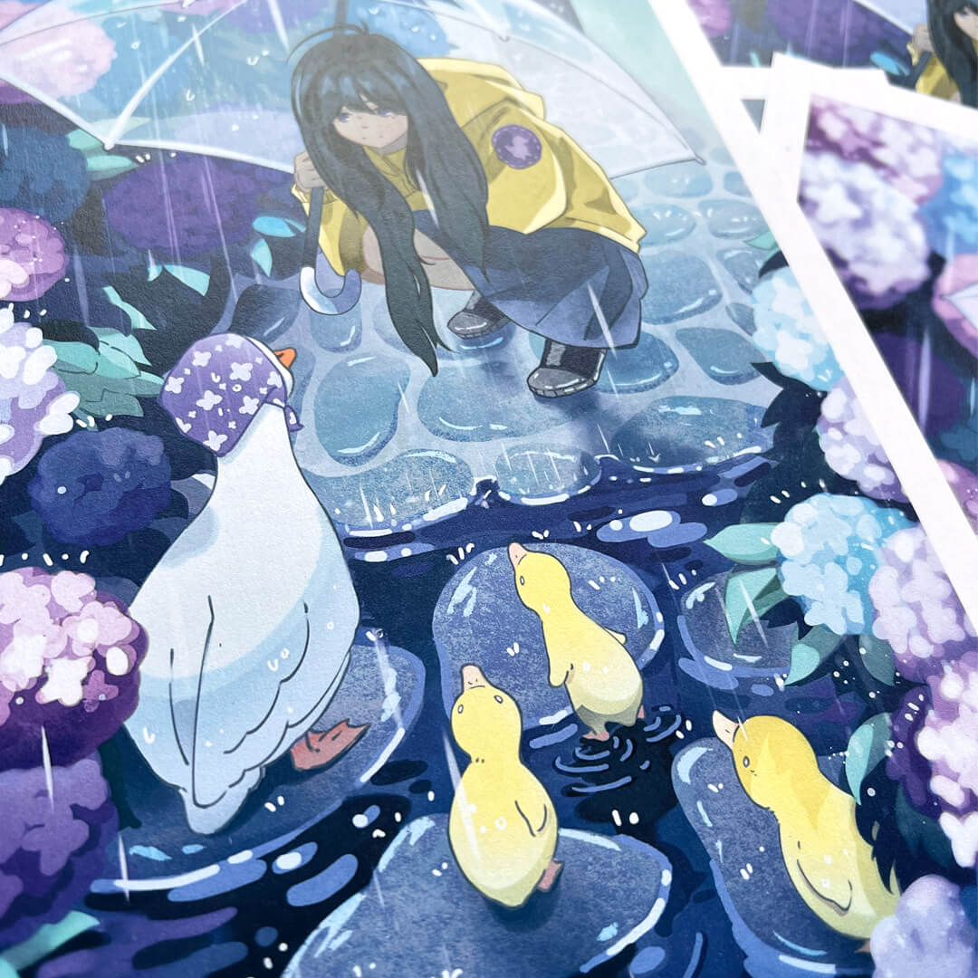 Summer Rain Art Print