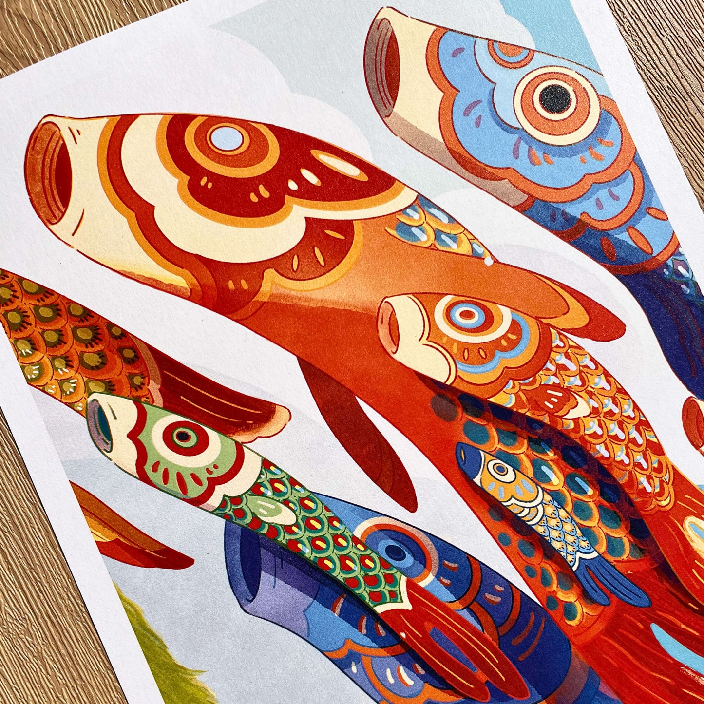 Koinobori Daydream Art Print