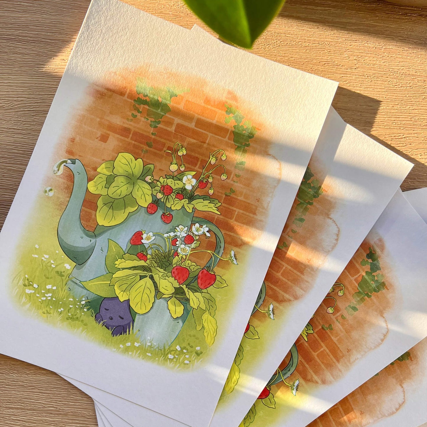 Sleepy Oddish Art Print