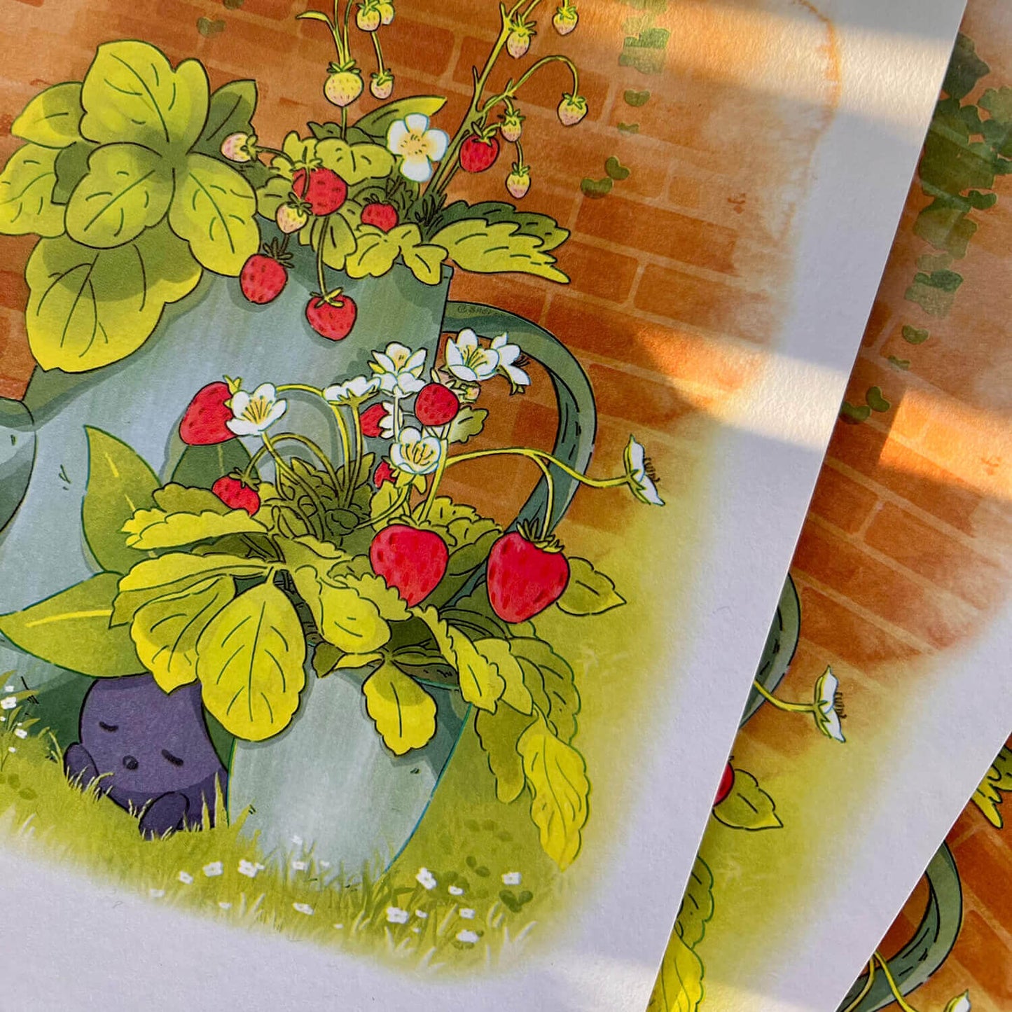Sleepy Oddish Art Print
