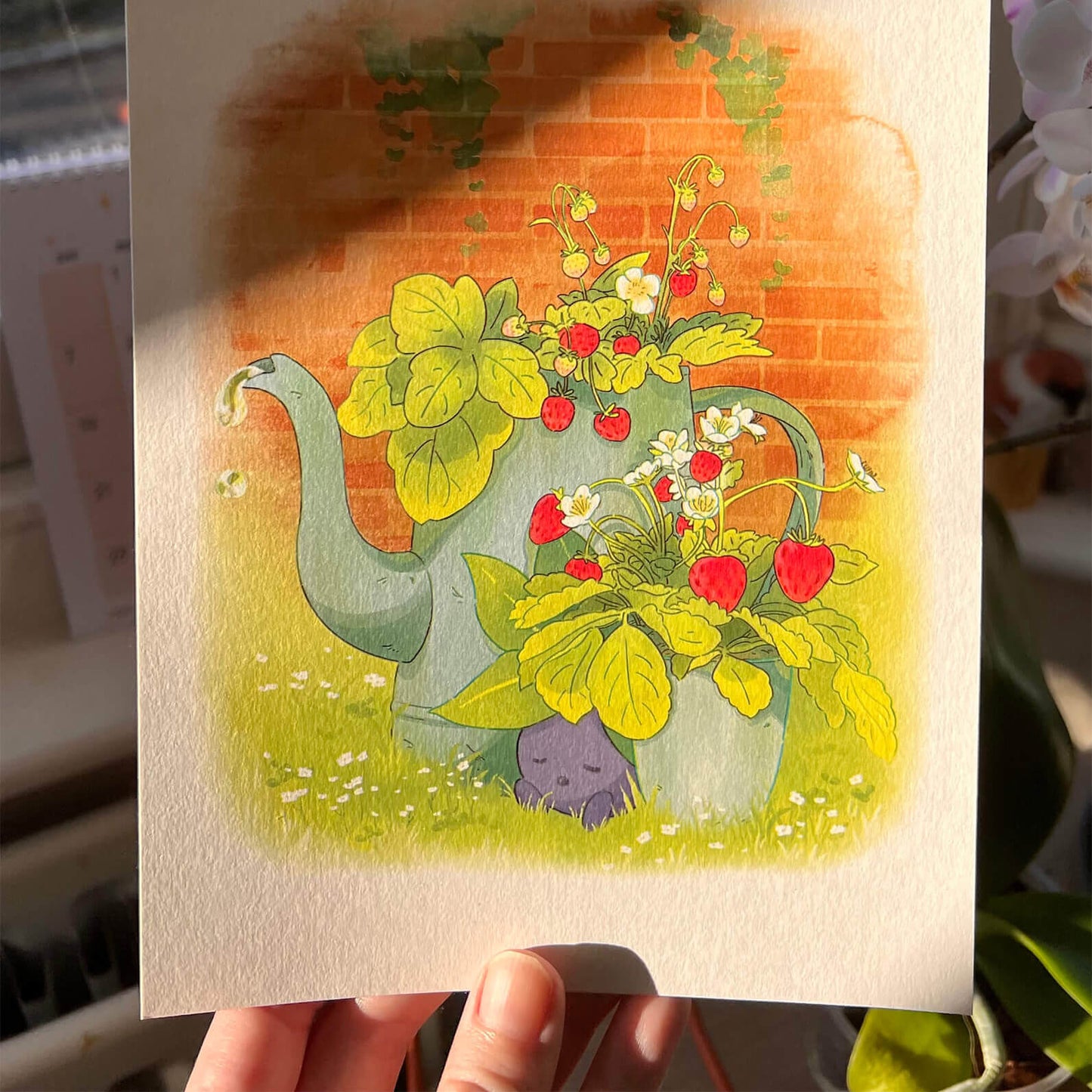 Sleepy Oddish Art Print
