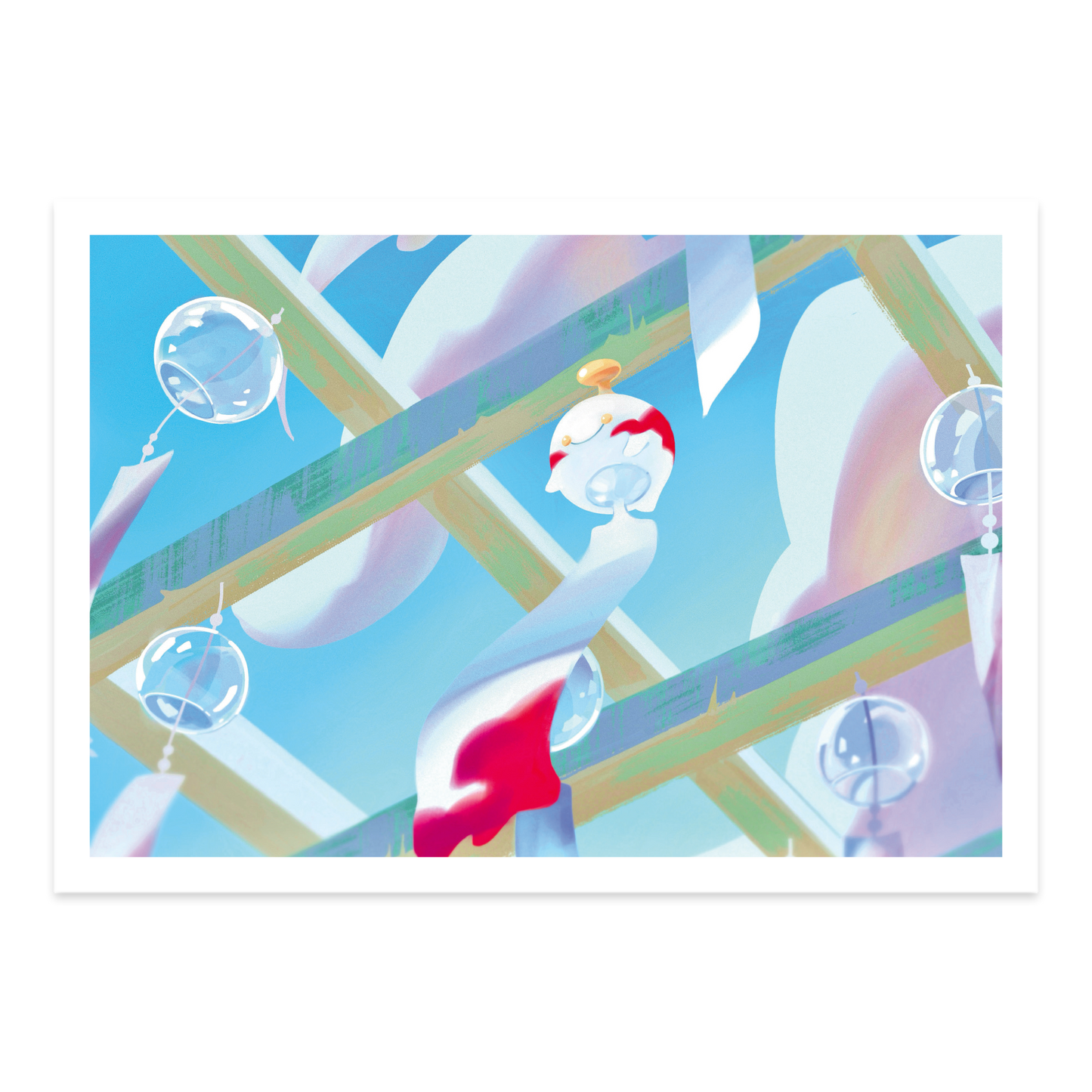 Chimecho In Summer Art Print