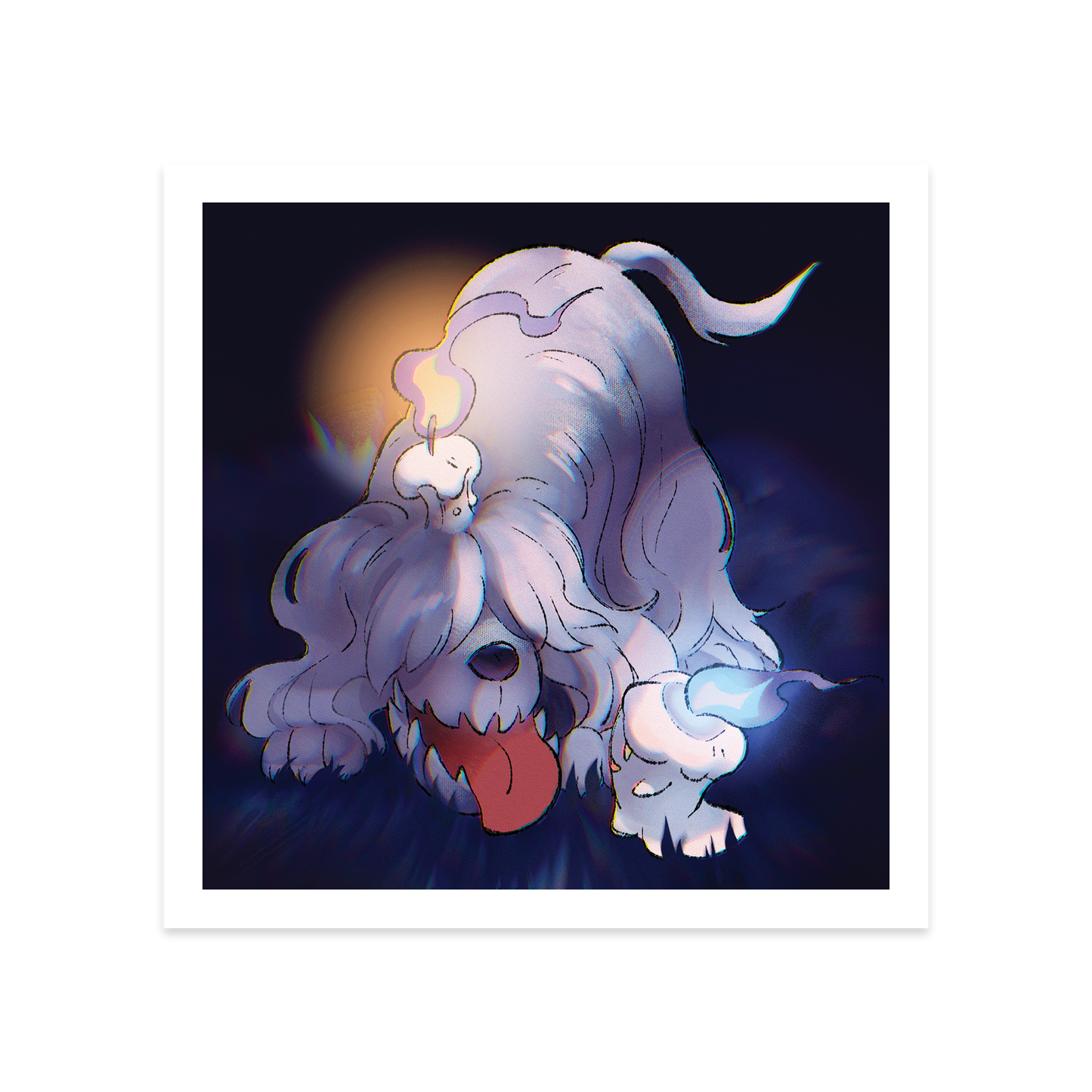Greavard and Litwick Art Print
