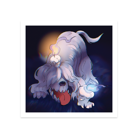 Greavard and Litwick Art Print