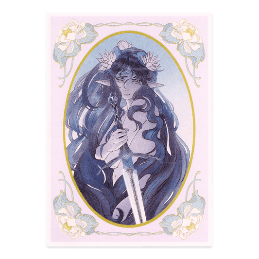 The River Nymph - Riso Print