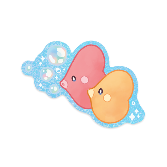Luvdisc Pair Glitter Sticker