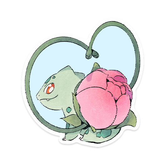 Peony Bulbasaur Sticker