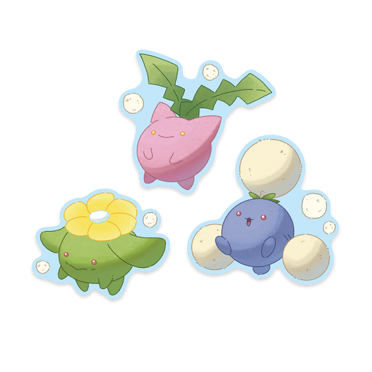 Pollen Pokemon Stickers
