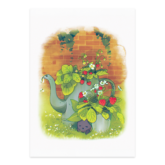 Sleepy Oddish Art Print