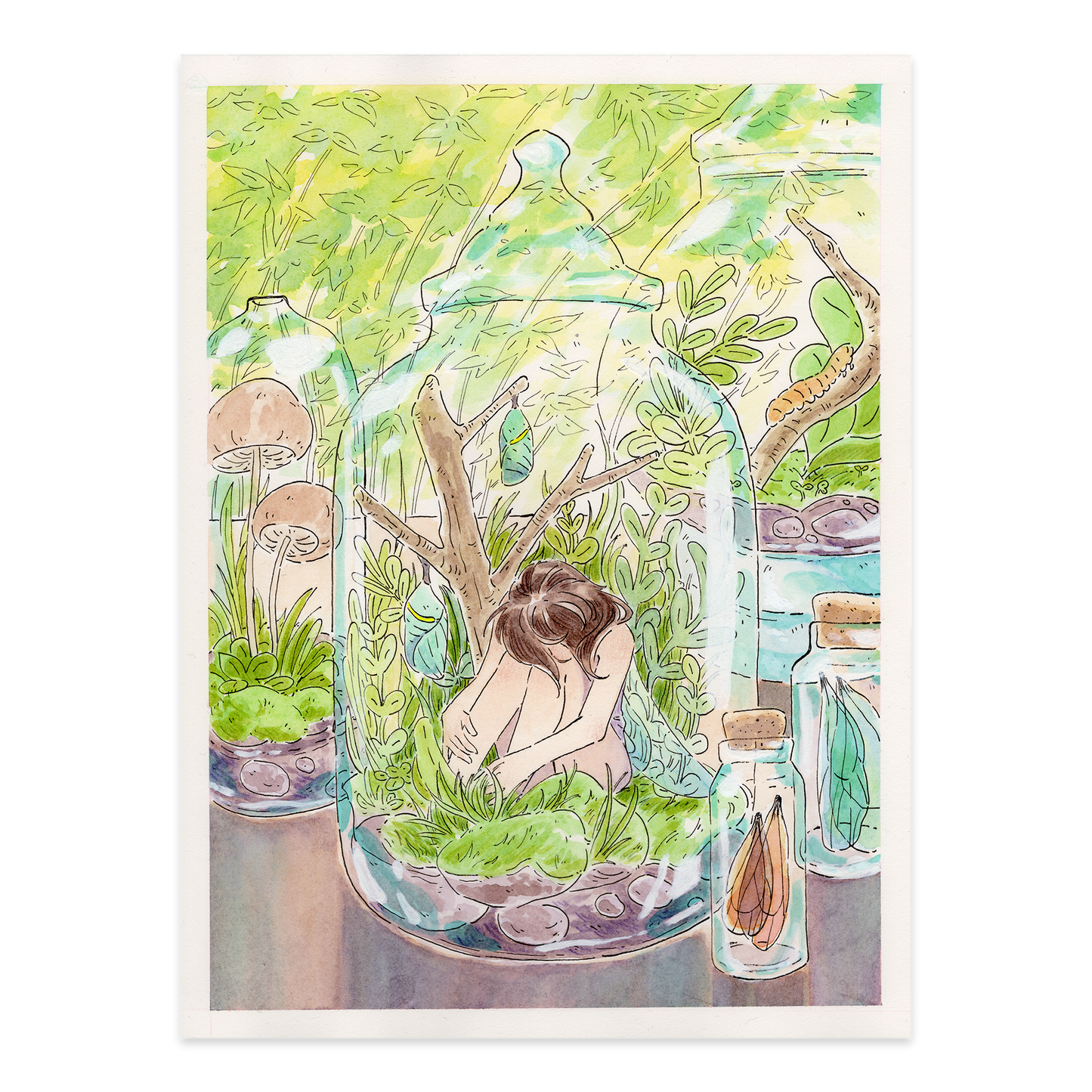 The Bug Collector Original Artwork