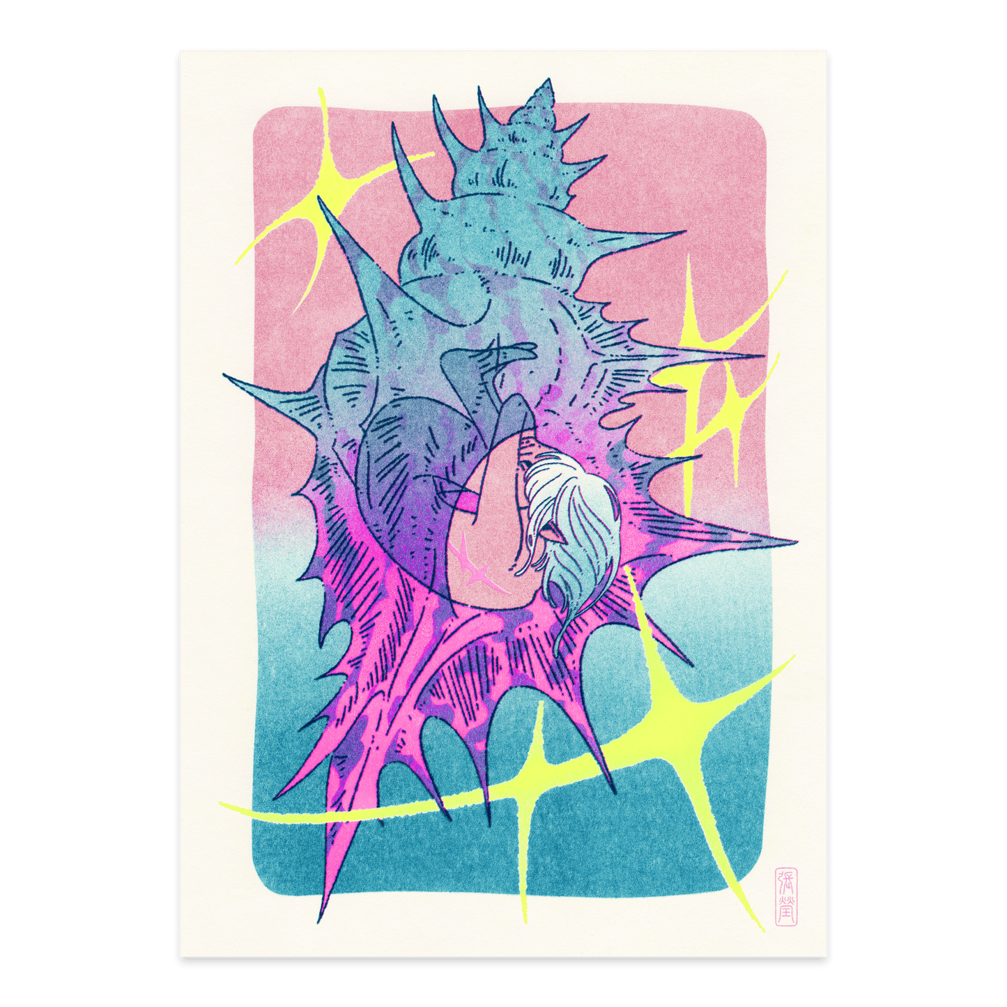 Home of Glass - Riso Print