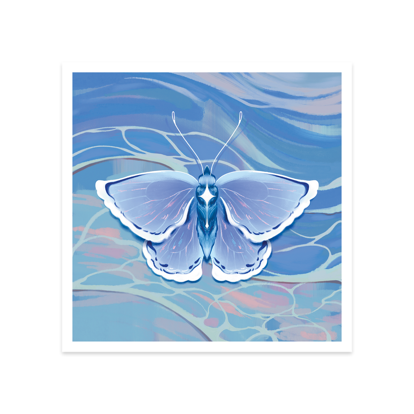 Water Butterfly Art Print