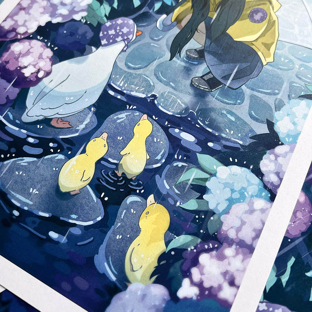 Summer Rain Art Print